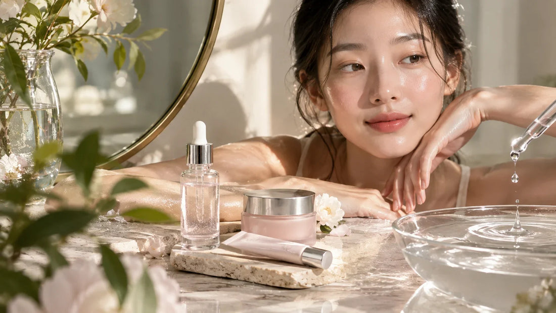 PDRN skincare products for an at-home Korean
