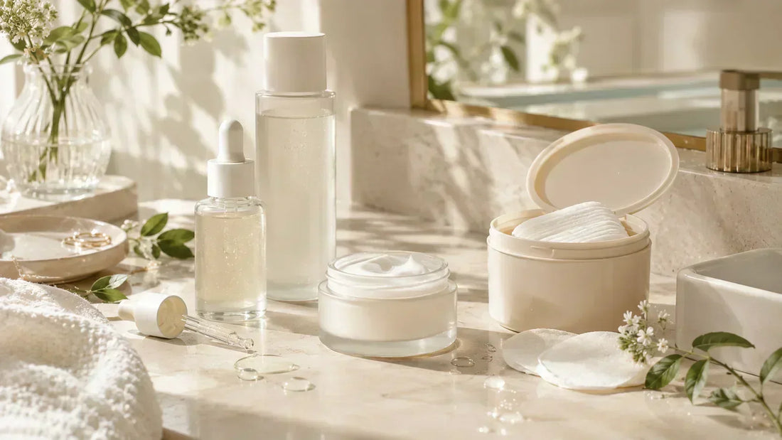 Selection of Korean skincare products from different brands