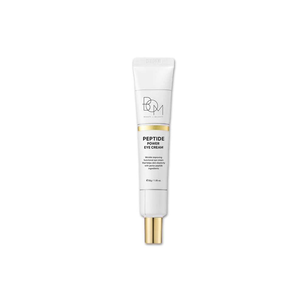 BOM Crème contour des yeux Peptide Power à l’acide hyaluronique et aux peptides