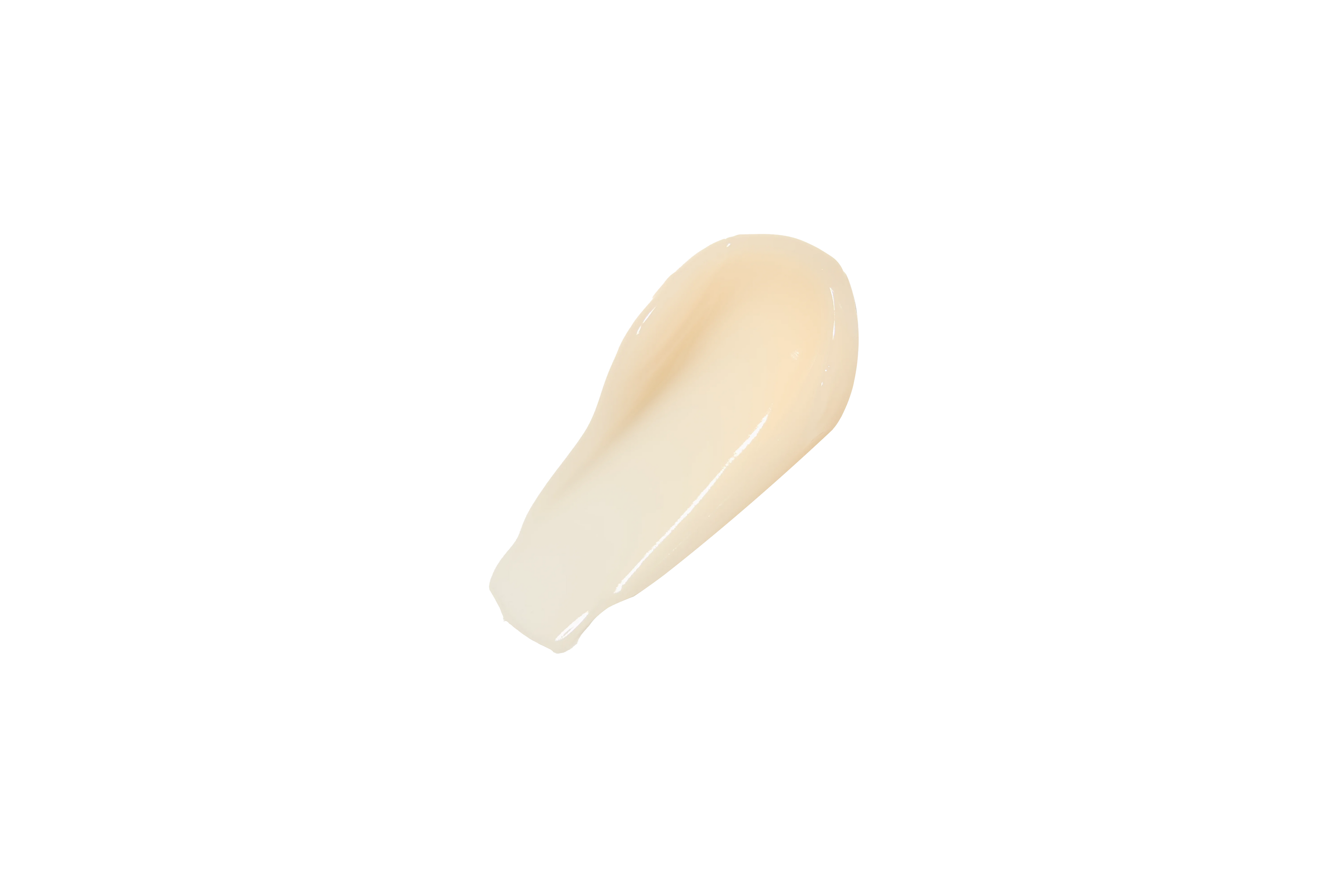 A glossy, creamy swatch of Honey Bee Venom Multi Solution Cream on a solid white background